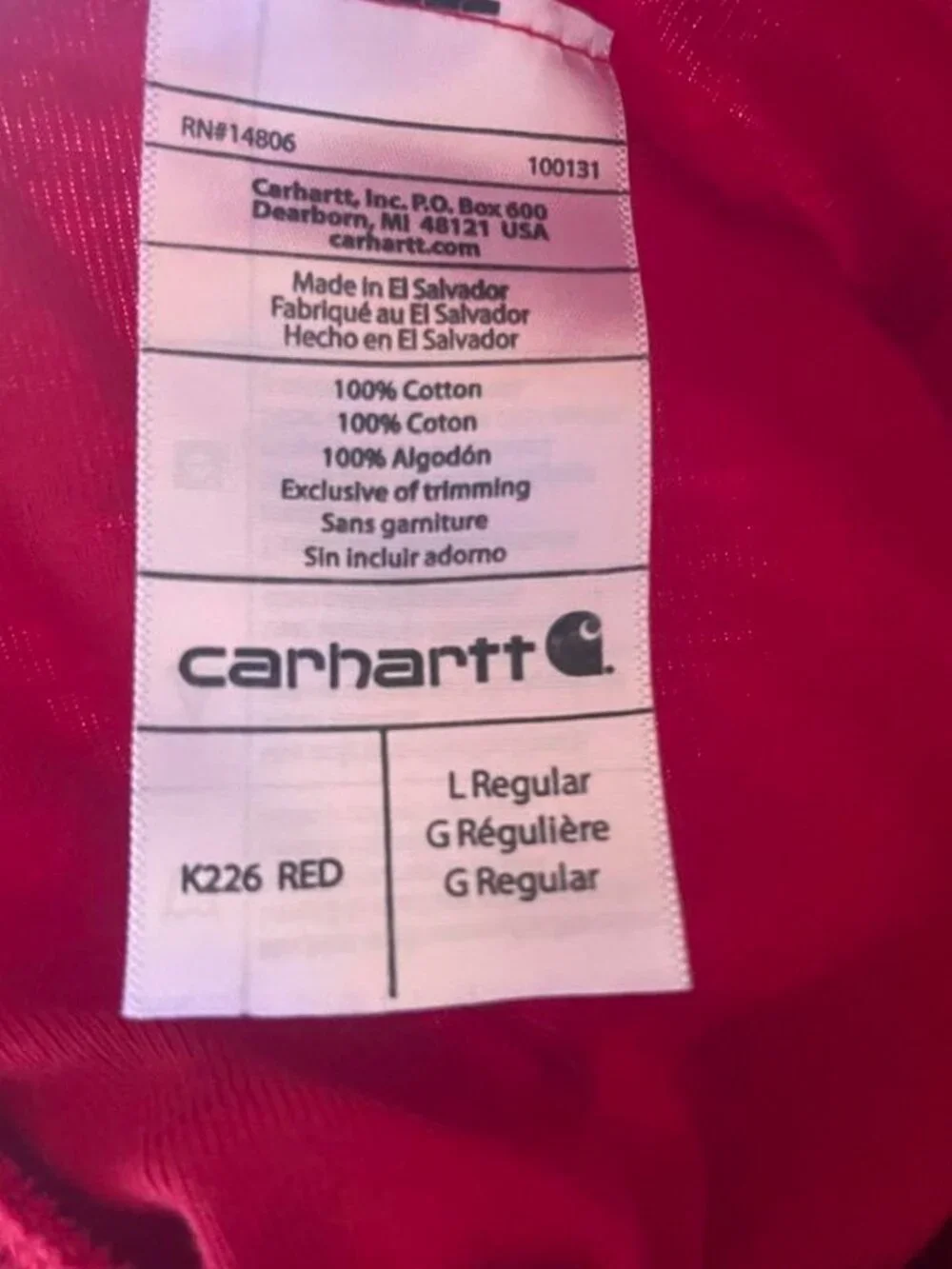 Carhartt mens base